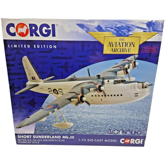 CORGI AA27502 SHORT SUNDERLAND MK.III ML788/2 - S NO.422 SQUADRON RCAF 1:72 NEW - Toys & Games:Diecast & Vehicles:Aircraft & Spacecraft:Contemporary Manufacture