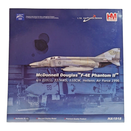 HOBBY MASTER 1/72 AIR POWER SERIES HA1918 MCDONNELL - DOUGLAS F - 4E PHANTOM II S/N - Toys & Games:Diecast & Vehicles:Aircraft & Spacecraft:Contemporary Manufacture